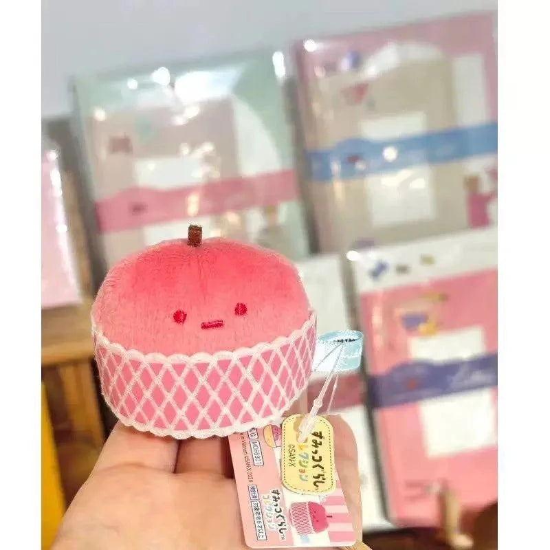 Japanese Cartoon SumikkoGurashis Fruit Series Plush Toys Cute mini Fruit Apple Stuffed Soft Doll Ornaments Kid Birthday Gift