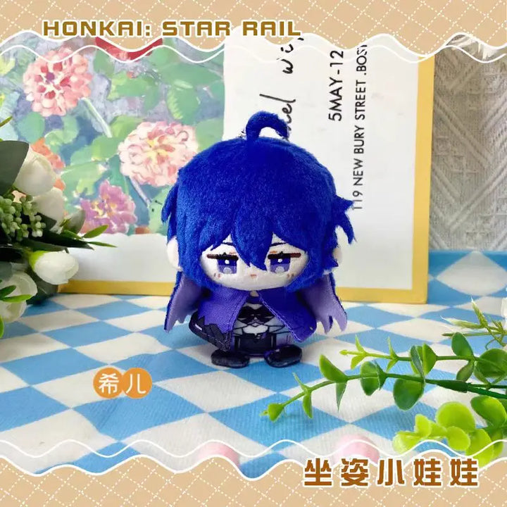 Honkai: Star Rail Plush Hyacine Tribbie Cartoon Figure Stuffed Dolls Game Anime Backpack Pendant Keychain