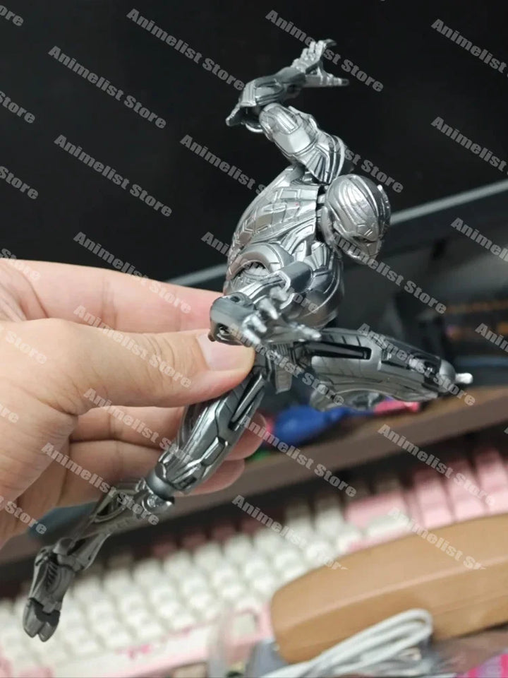 In Stock Marvel Ultron Action Figures 16cm Ko Model Ultron Kaiyodo Amazing Yamaguchi Avengers Anime Collection Toys Gift