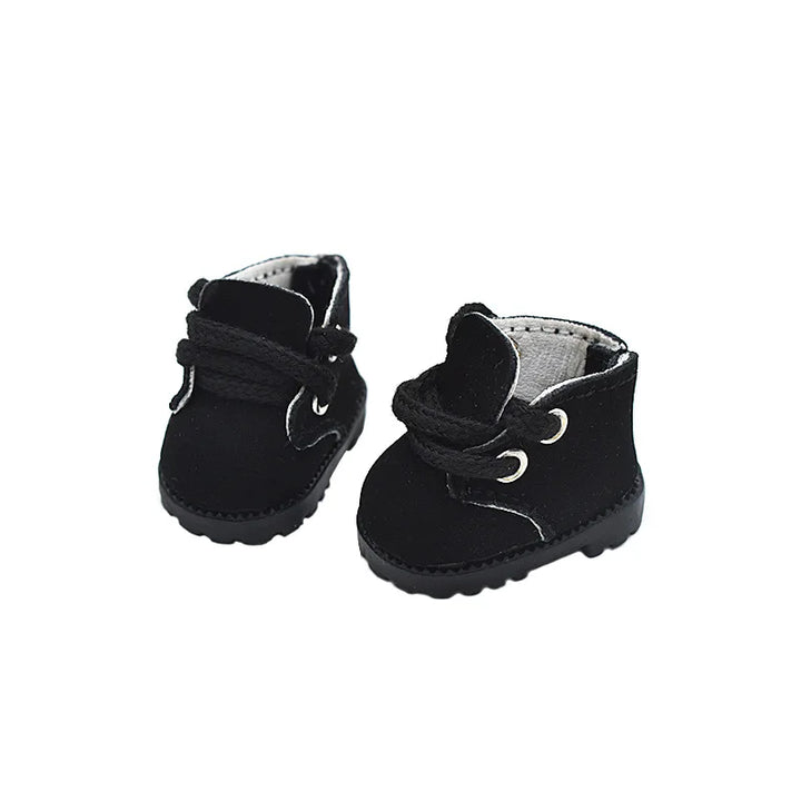 Mini 15cm/17cm Labubu Doll Shoes Martin Boots in Three Colors With First And Second Generation Labubu Plush Dolls