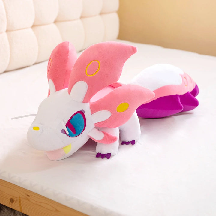 95cm Large Monster Hunter Rise Palamute Plush Toy Cartoon Figure Mizutsune‌ Sunbreak Stuffed Kiranico タマミツネ Plushie Dolls Gifts