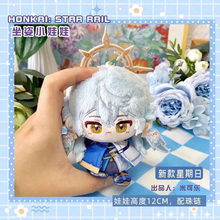 Honkai: Star Rail Plush Hyacine Tribbie Cartoon Figure Stuffed Dolls Game Anime Backpack Pendant Keychain