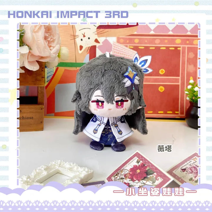 Honkai Impact 3 Plush Theresa Sheele Kiana Elysia Anime Cosplay Stuffed Doll Pendant Keychain Cartoon Plushie Toys Gift For Kids