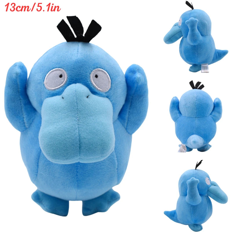 Kawaii Pokemon Gengar Magikarp Psyduck Soft Plush Toys Mew Mewtwo Poliwag Lapras Galarian Ponyta Stuffed Animals Peluche Dolls
