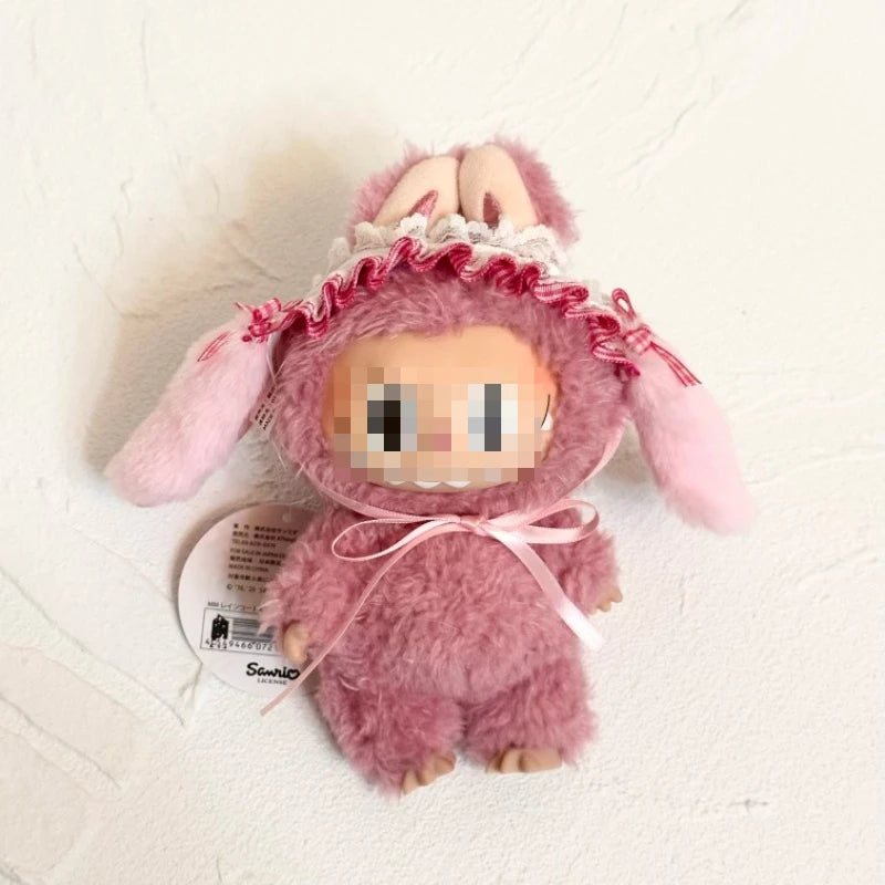 Sanrio Doll Hat  for Labubu Accessories Kawaii Hello Kitty Kuromi Melody Lolita style hairband Pendant Cute Cap Decoration Gift