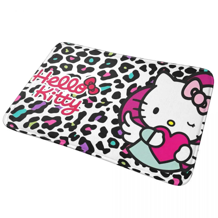 Hello Kitty Bathroom Rugs Mat Water Absorbent Bath Rugs Mats Carpet Non-Slip for Kitchen Shower