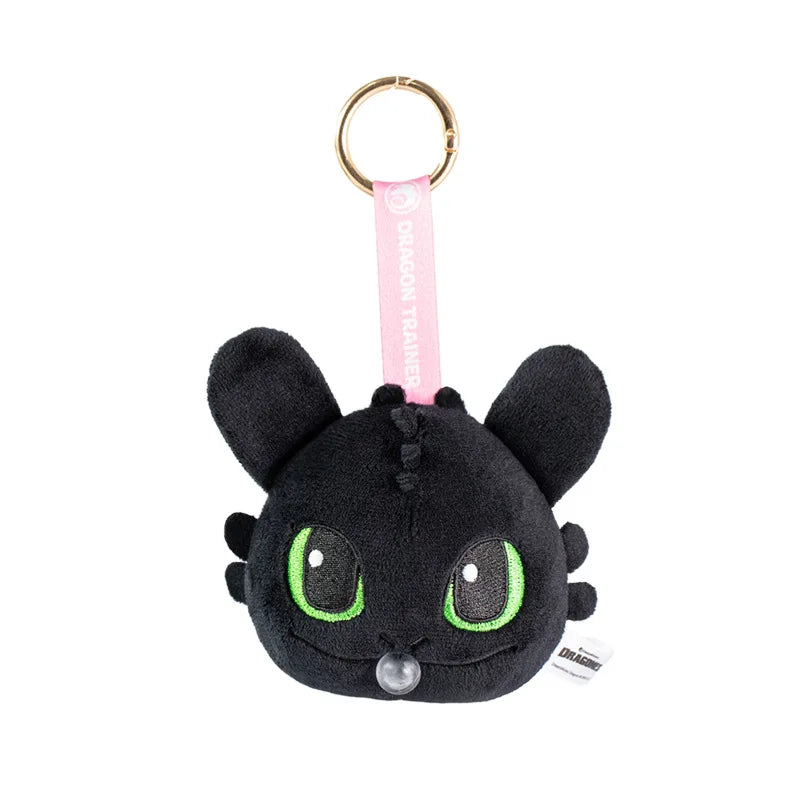Kawaii Cartoon Night Fury Toothless Plush Toys Bubble Blowing Keychain Creative Boys and Girls Birthday Gifts Anime Peripherals