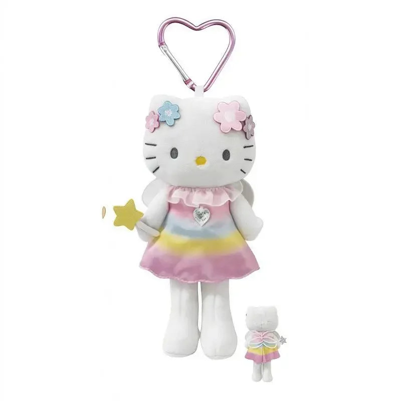 15Cm Kawaii Sanrio Long Legs Heisei Hot Girl Hello Kitty nic Plush Keychain my melody Pendant Cartoon Doll Toy Bag Pendant Gift