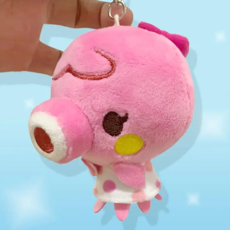 Cartoon Animal Crossing: New Horizons Plush Pendant Keychain Back Packaging Jewelry Cute Zucker‌/Marina‌ Children’s Toy Gift
