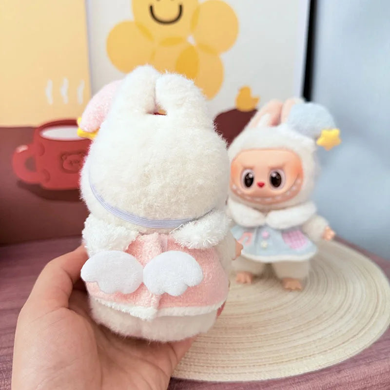 Labubu Doll Clothes Music Angel Set For 15-17cm Ropa 3.0 Labubu V1 V2 V3 Clothes Sitting Party Accessories