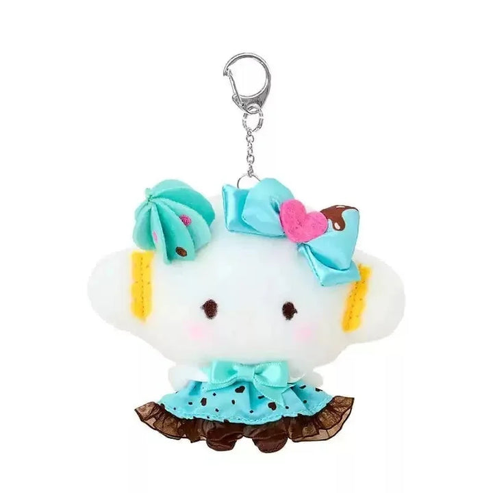 New cartoon Cogimyun Plush Toy Pendant mint skirt tyep kawaii Sanrios Kogimyun plush keychain Stuffed Doll bag accessories gift