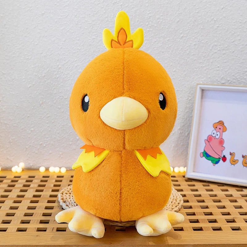 2023 Pokemon Torchic Large Plush Toys Anime Doll Cute Cartoon Pokémon Collection Torchic Stuffed Plushie Pillow Gift for Kids