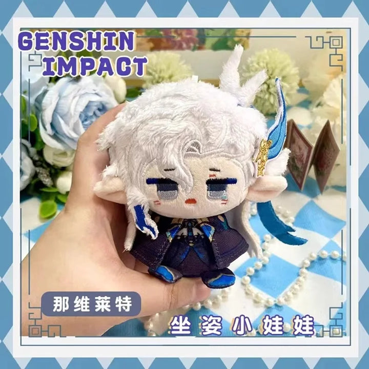 New Genshin Impact Plush Doll Kaveh Tighnari Al Haitham Dottore Xiao Diluc Kazuha Pendant Keychain Anime Cosplay Toy Kids Gift