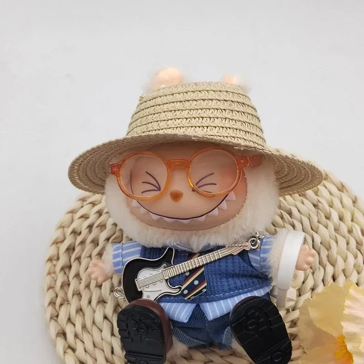 For 17cm Labubu Doll Suit Creative Design Clothing Handmade High-end Mini  Trendy and Fashionable Matching Handsome Accessories