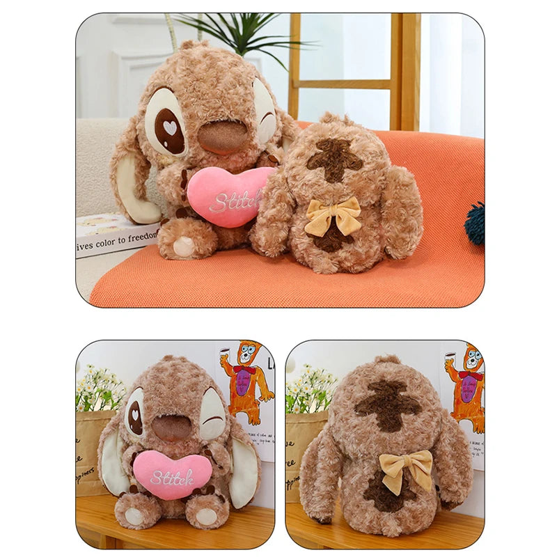 Disney 30/60cm Winnie The Pooh Plush Toys Kawaii Cartoon Plushie Dolls Pillows Lilo and Stitch Plush Kids Birthday Xmas Gifts