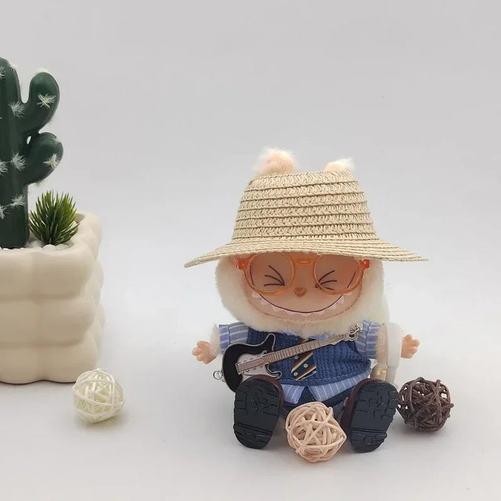 For 17cm Labubu Doll Suit Creative Design Clothing Handmade High-end Mini  Trendy and Fashionable Matching Handsome Accessories