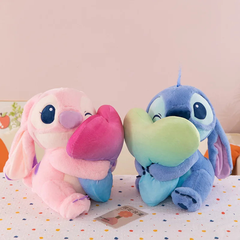 Disney Lilo & Stitch Plush Toys Kawaii Plushie Doll Stitch Angel Pillows Stuffed 28-58cm Valentine Christmas Gifts Girlfriend