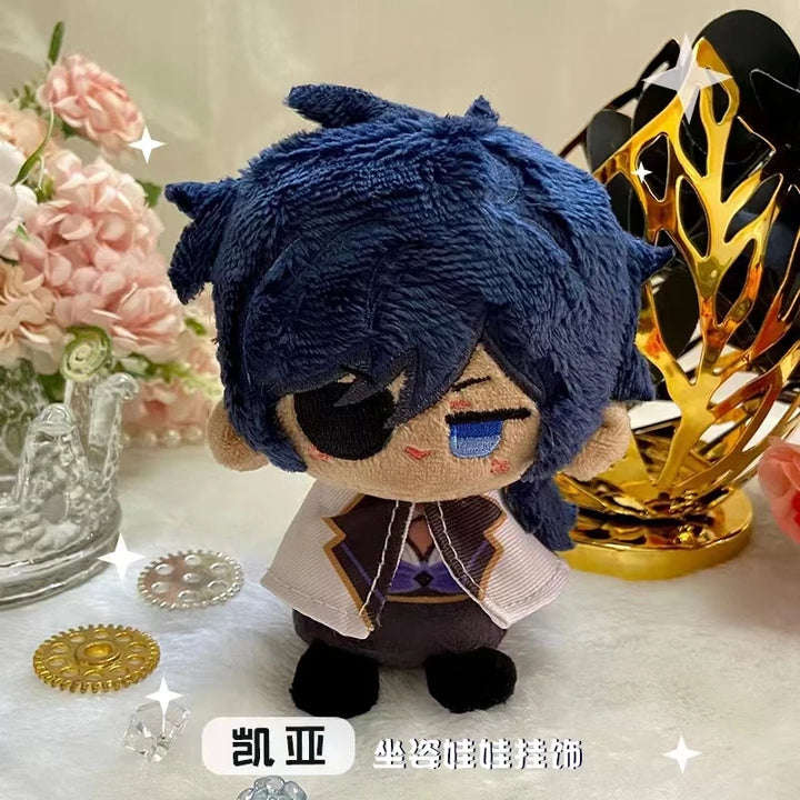 Genshin Impact Plush Toys Yae Miko Hu Tao Ganyu Raiden Shogun Mini Pendant Keychain Game Anime Cosplay Stuffed Doll Kids Gift