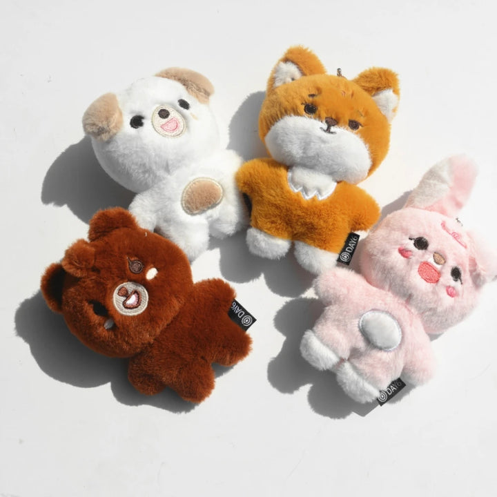 Cute Plush Toy Kpop Day6 Sungjin Wonpil Dowoon Pendant Soft Stuffed Doll Keychain Car Backpack Bag Key Ring Decor Kid Gifts