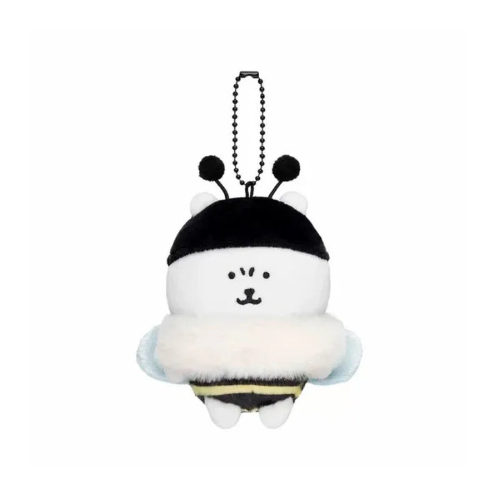 New Kawaii Joke Bear Plush Doll Keychain fukubukuro Series bee Polar bear Bag Pendant Soft Stuffed Accessories Animal Toys Gift