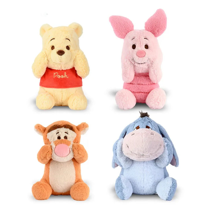 Kawaii Disney Pooh Bear Eeyore Cartoon Plush Toys Pigglet Kid's Accompany Soft Stuffed Doll Boys Girls Birthday Creative Gifts