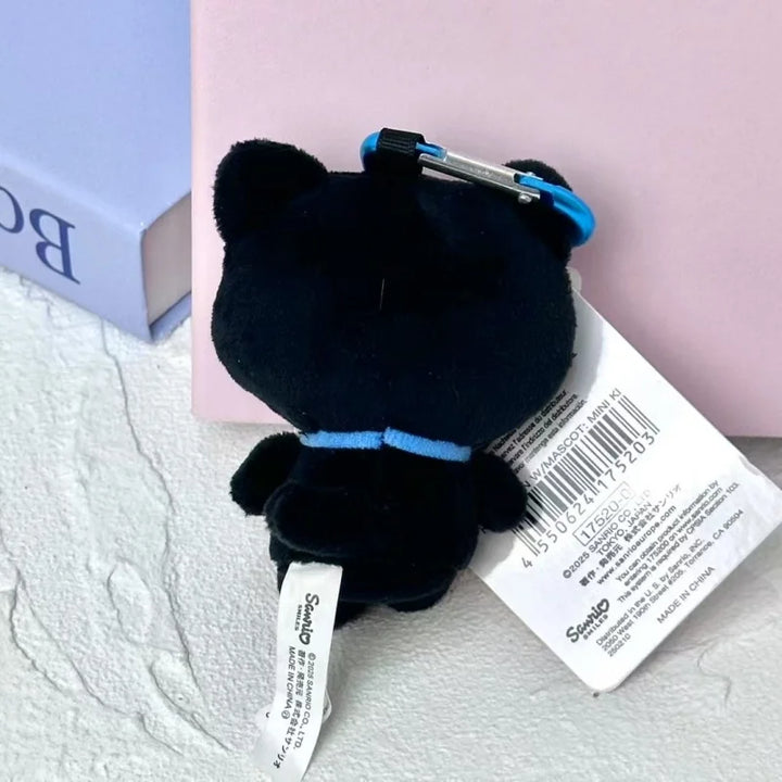 Kawaii Sanrio Chococat Plush Doll Keychain Anime cute Black Cat Bag Accessories heart buckle Chococat Stuffed Animals Small Gift