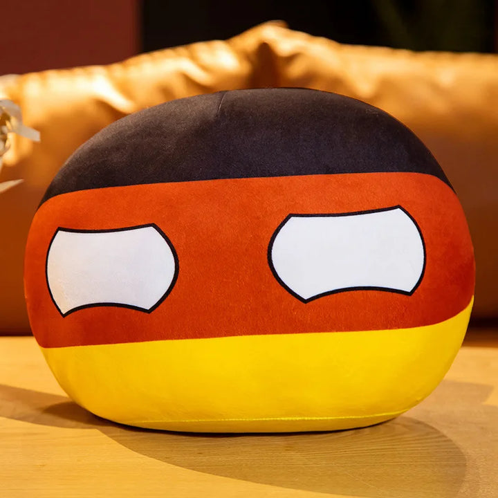 10cm Country Ball Plush Toys Polandball Bag Purse Pendant Country Balls Countryball Stuffed Doll Toy Christmas Gifts for Kids