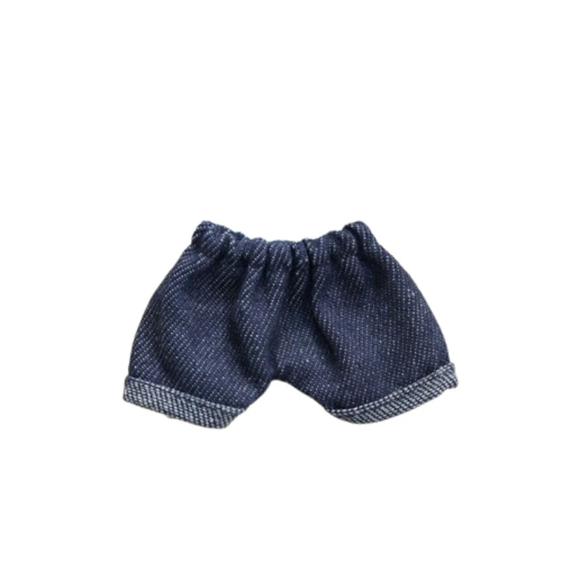 Labubu Doll Clothes Fashionable T-shirt Jeans Cap Dress Up Accessories 15/17cm Plush Doll'S Clothes Replacement