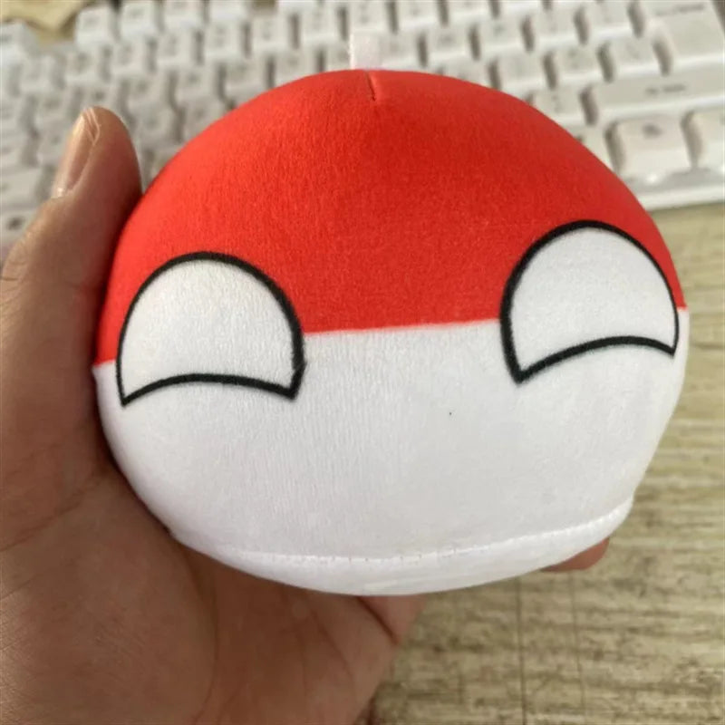 68 Styles 10cm Country Ball Plush Toy Polandball Plush Pendant Soft Countryball Stuffed Doll for Kids Girls Bag Pendant Keychain