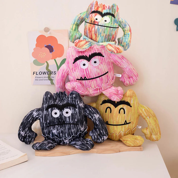 Cute Monster Plush Toy Stuffed Soft Emotion Monster Soft Doll Small Pendant Kids Toys Christmas Birthday Gift for Boy Girl