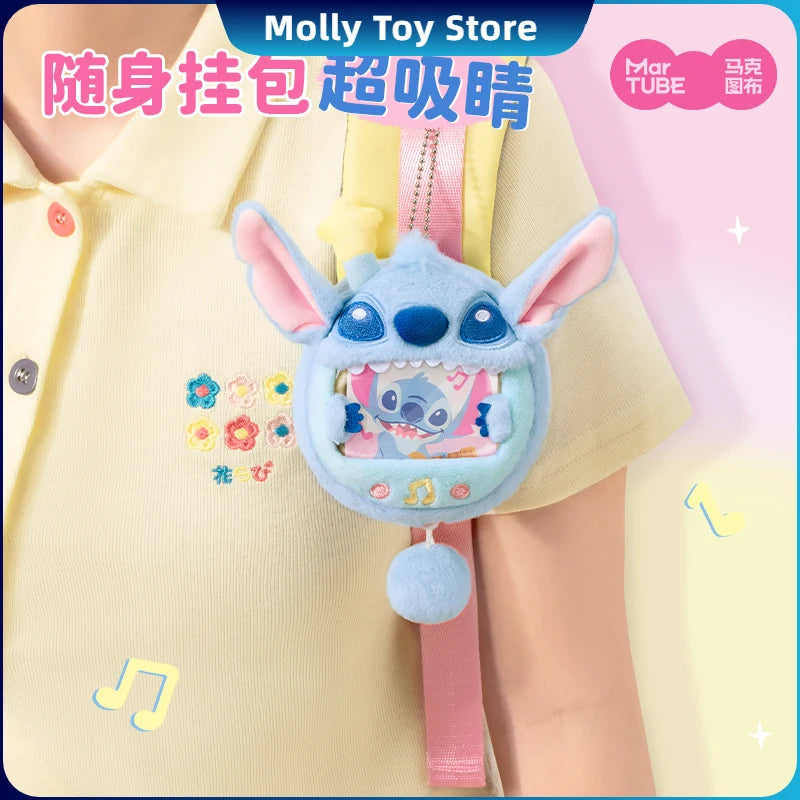 Martube Genuine Lilo & Stitch Bluetooth Earphones 5.4 Wireless Waterproof Semi-In-Ear Type Earphones With Cover Kids Gifts