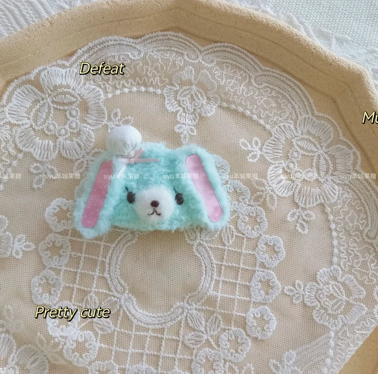 Kawaii Sugarbunnies Character Peripheral Leopard Series Hairpin Jewelry Hair Cartoon Cute Accessories Decor Kids Gifts