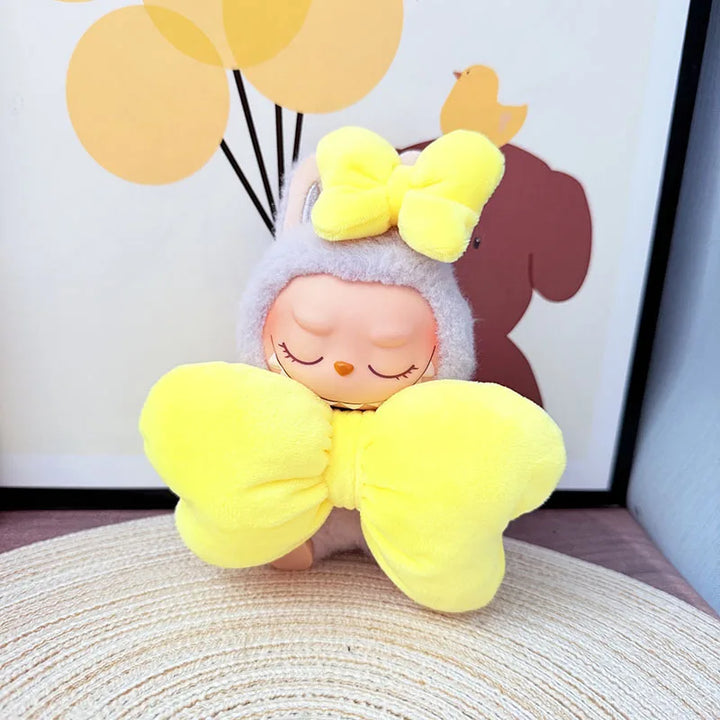 Clothes For Labubu Shark Bee Dinosaur Costume Fried Shrimp 1st 2nd 3rd Gen Sitting Party Blue Pink Outfit Accessories