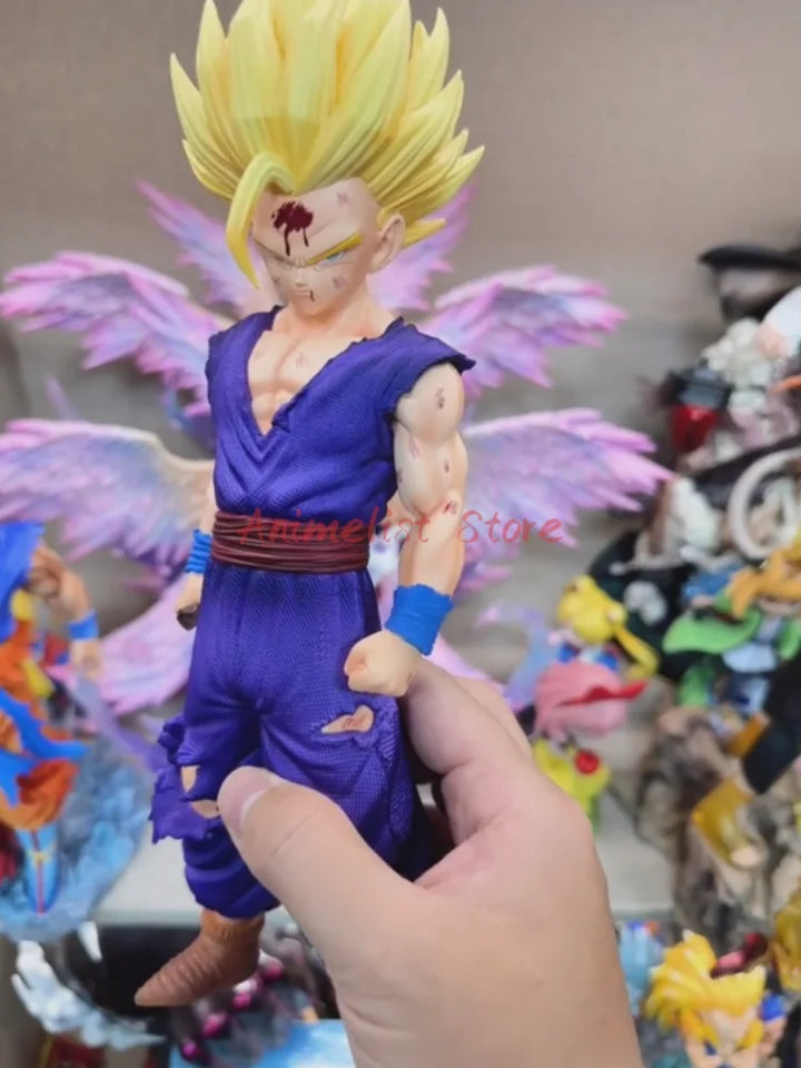 IN STOCK Dragon Ball Figure Son Gohan Action Figures Super Saiyan 2 Gohan Figurine Pvc Doll Statue Collection Model Toys Gifts