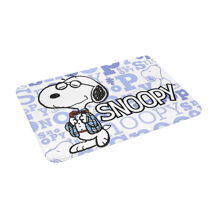 Cartoon Dog Bathroom Rugs Mat Quick Dry snoopy Bath Rugs Mats Carpet Non-Slip for Entrance Door Doormat