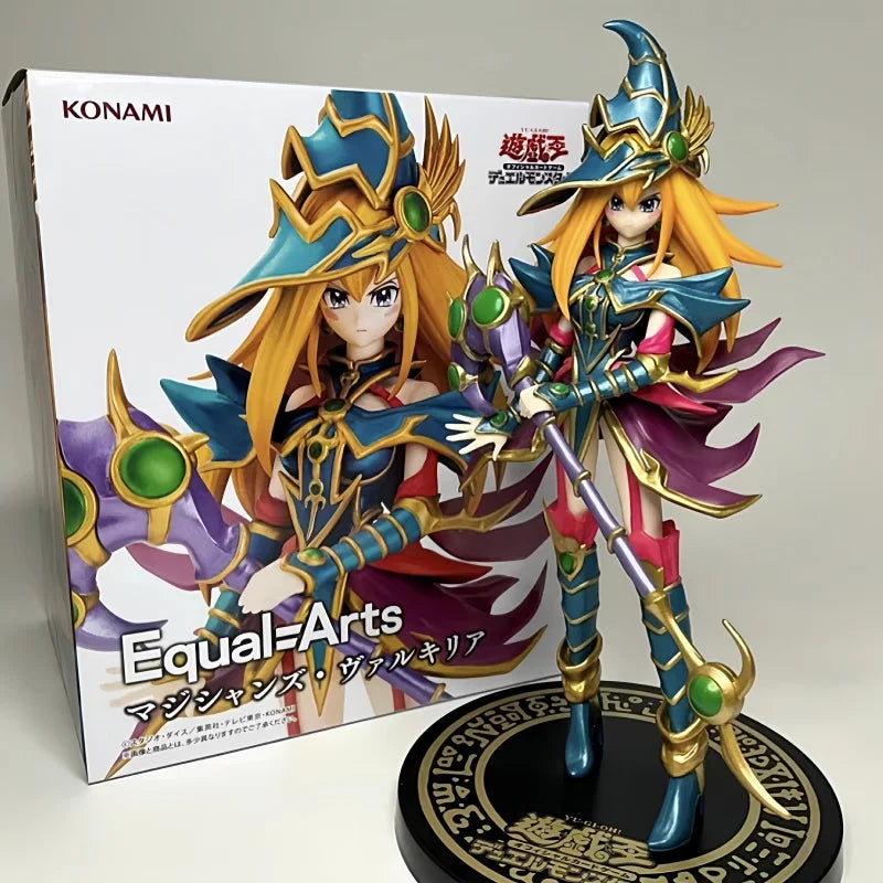 [In Stock] Original Yu Gi Oh! Anime Toy Dark Magician Girl Figure Model Computer Desktop Decoration Toy