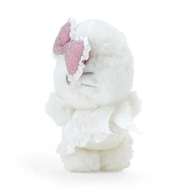 Sanrio Hello Kitty Cute Cartoon Angel and Demon Plush Toys Kawaii Backpack Pendant Keychain Accessories Girls Halloween Gifts