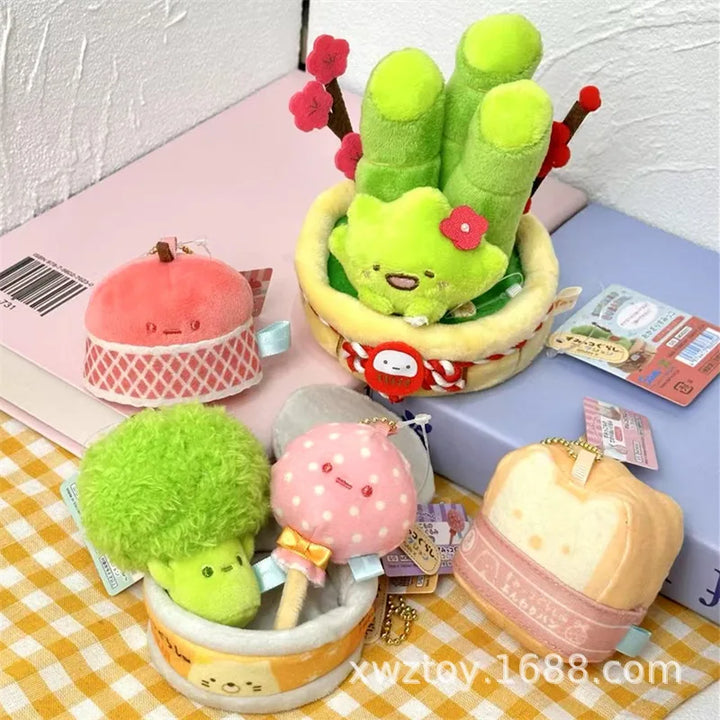 New Anime Sumikko Plush doll toys Supermarket Life series Kawaii kuma mini toast lollipop Sumikko Gurashi Soft Stuffed Toys