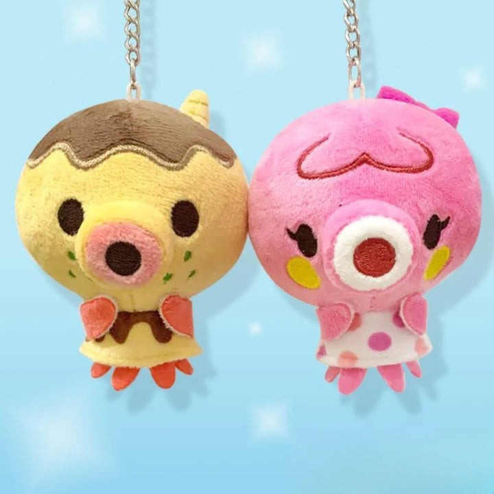 Cartoon Animal Crossing: New Horizons Plush Pendant Keychain Back Packaging Jewelry Cute Zucker‌/Marina‌ Children’s Toy Gift