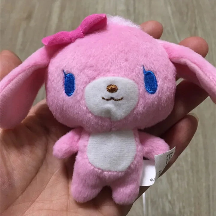 Sugarbunnies Kurousa Shirousa Hanausa Momousa Plush Keychains Rabbit Cute Kawaii Bag Keychain Key Chain Keyring Girls Toys