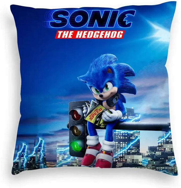 Game Blue Plush Pillowcase 45x45cm Anime Pillow Cover Living Room Cushion Cover Soft Personalized Pillowcase for Home Decoration