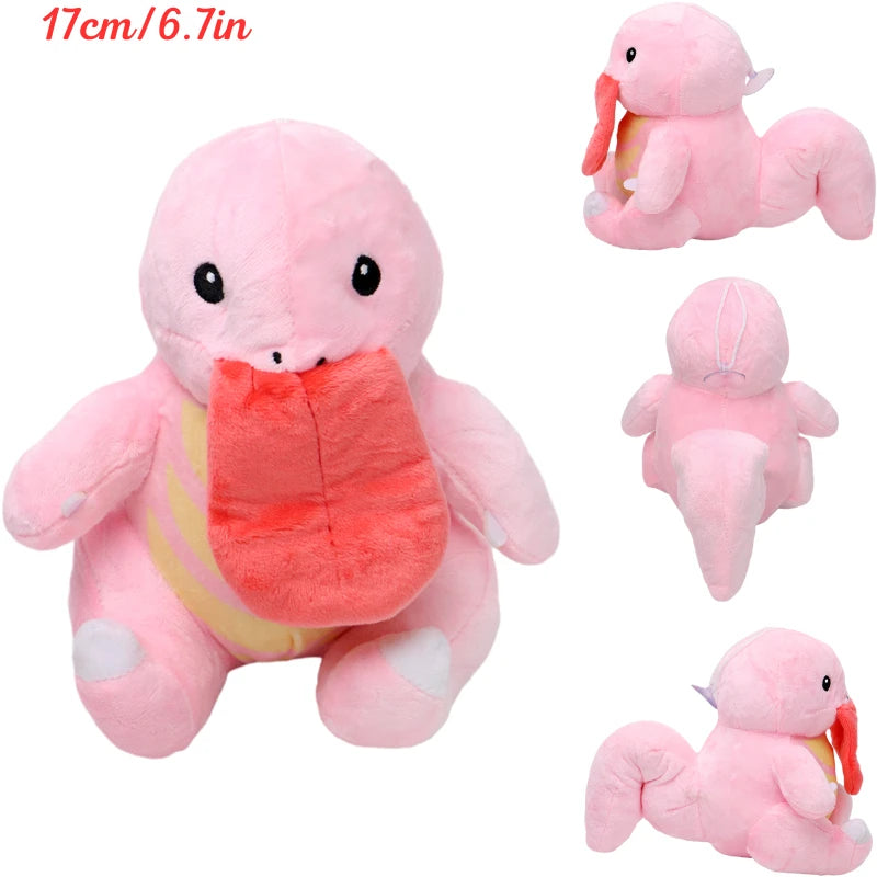 Kawaii Pokemon Gengar Magikarp Psyduck Soft Plush Toys Mew Mewtwo Poliwag Lapras Galarian Ponyta Stuffed Animals Peluche Dolls
