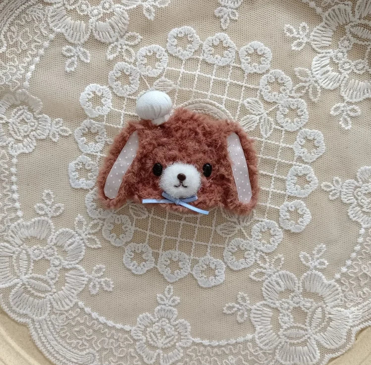 Kawaii Sugarbunnies Character Peripheral Leopard Series Hairpin Jewelry Hair Cartoon Cute Accessories Decor Kids Gifts