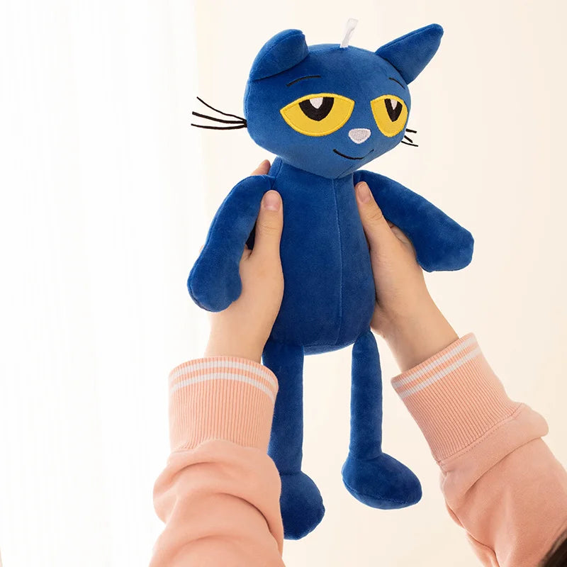 Cute Cartoon Anime Plush Pete The Cat Toy 40cm Stuffed Game Animation figure Pete Soft Doll Kids Birthday Gifts Room Decor