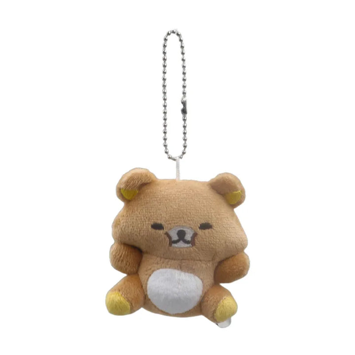Kawaii Cartoon Rilakkuma Mini Plush Toys Keychain Backpack Pendant Soft Stuffed Doll Decoration Boys and Girls Birthday Gifts