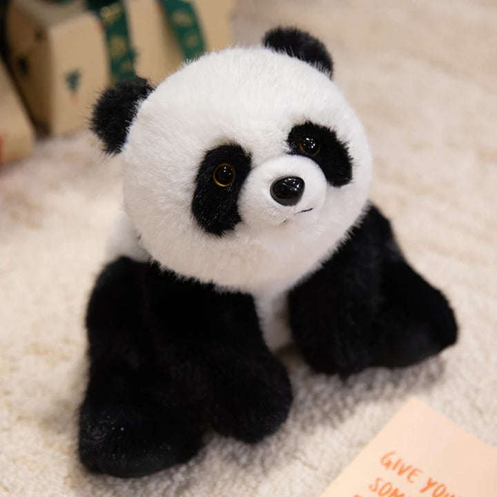 Realistic Grey Raccoon Plush Toy Cuddle Panda Wild Animal Stuffed Toys Brown Horse Soft Doll Capybara Plushie Koala Plush Sloth