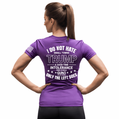 Women Cotton Trump T-Shirt with Bold Slogan