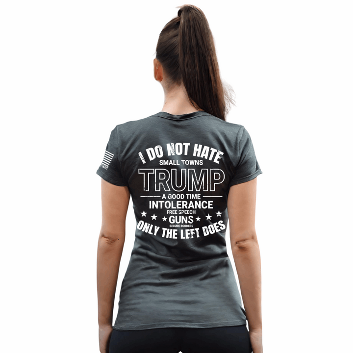 Women Cotton Trump T-Shirt with Bold Slogan