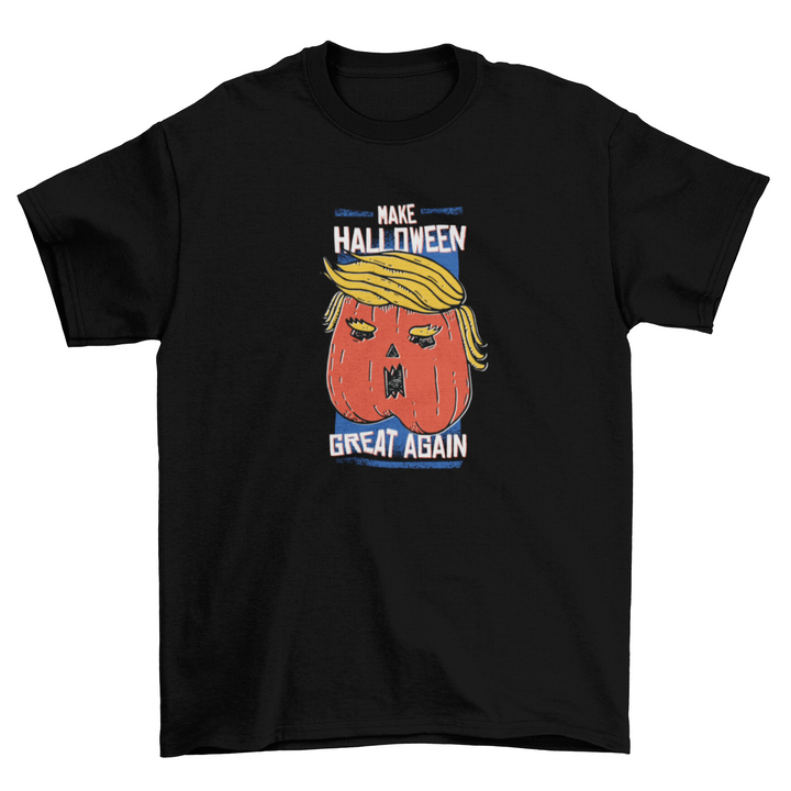 Trumpkin Halloween Pumpkin T-shirt Design