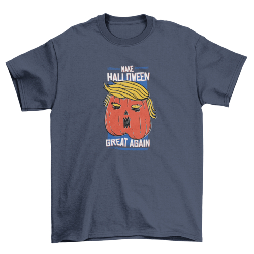 Trumpkin Halloween Pumpkin T-shirt Design